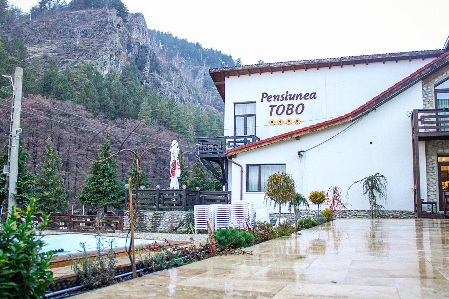 Pensiunea Tobo Baia de Fier Esterno foto